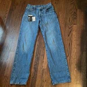 Levi’s 501 90s blue jeans, size W 24 L 32